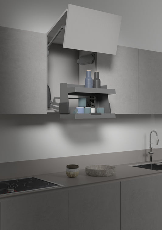 Sistem extractibil YoYo Art. 810 Pro Line extras dintr-un corp superior de bucătărie