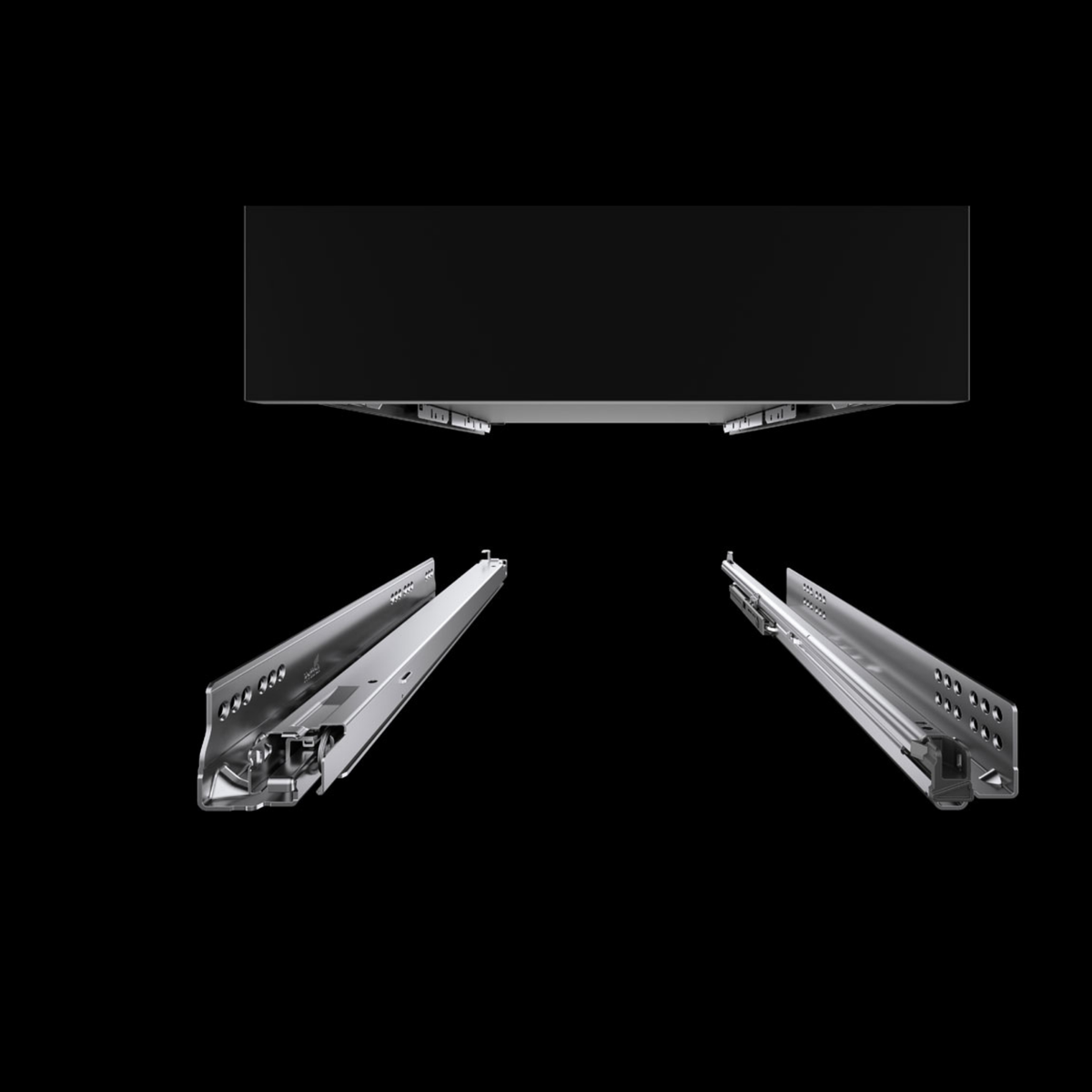 Sertar AvanTech You, detaliu glisiere Quadro You / Actro You