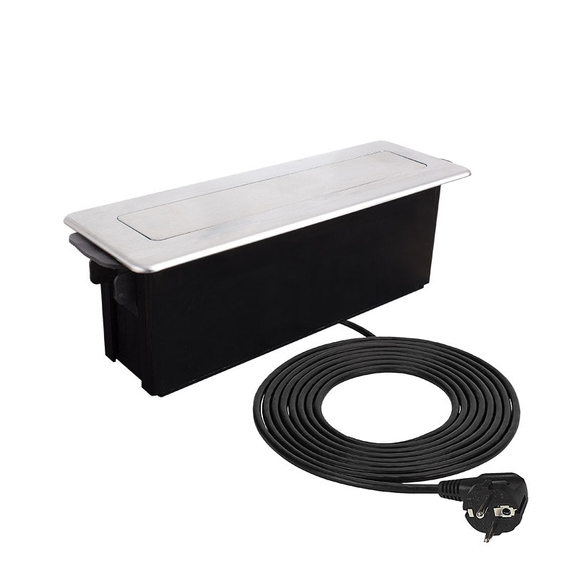 Priză pop-up Hop Box, detaliu porturi USB-A și USB-C