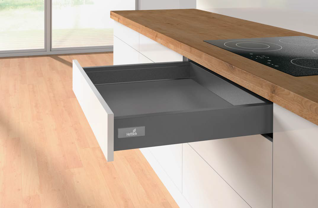 Sertar InnoTech Atira H70, finisaj antracit, extras dintr-un corp de bucatarie