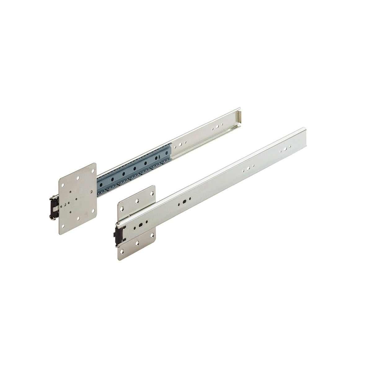 Set de glisiere Hettich KA 5740 pentru uși retractabile, componente metalice