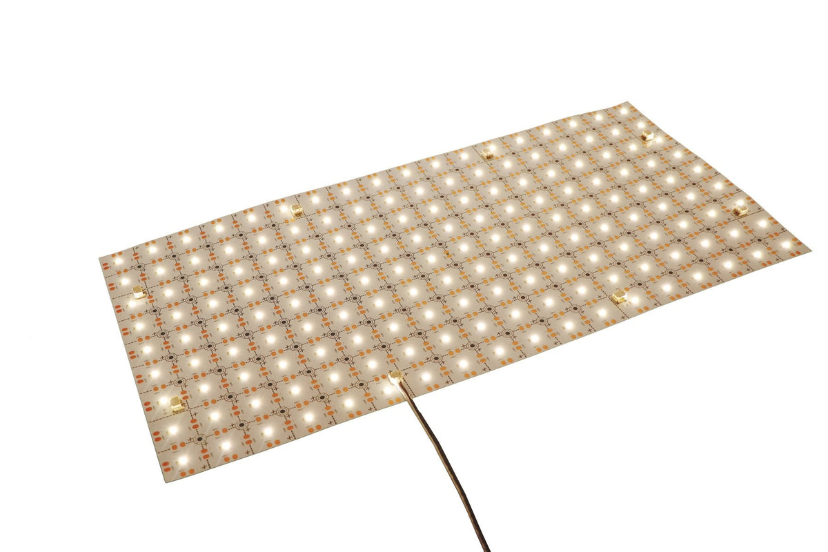 Panou LED modular aprins, lumina alba calda 3000K