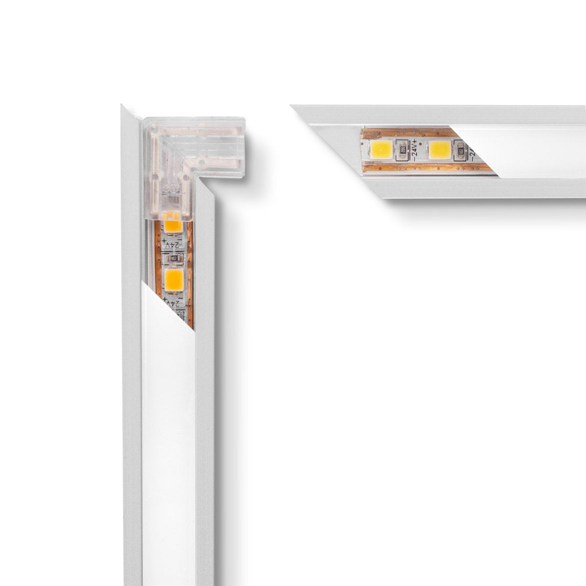 Conector L pentru profil PYXIS - imagine 2