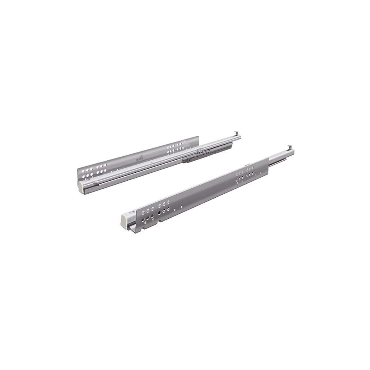 Glisiere Quadro V6 Push-to-open, pereche completă, randare tehnică