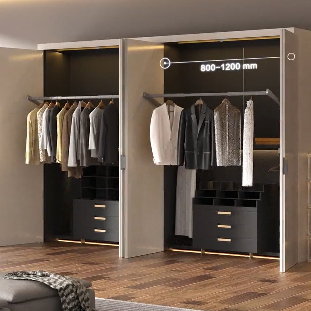 Lift electric bara haine vedere de ansamblu dressing